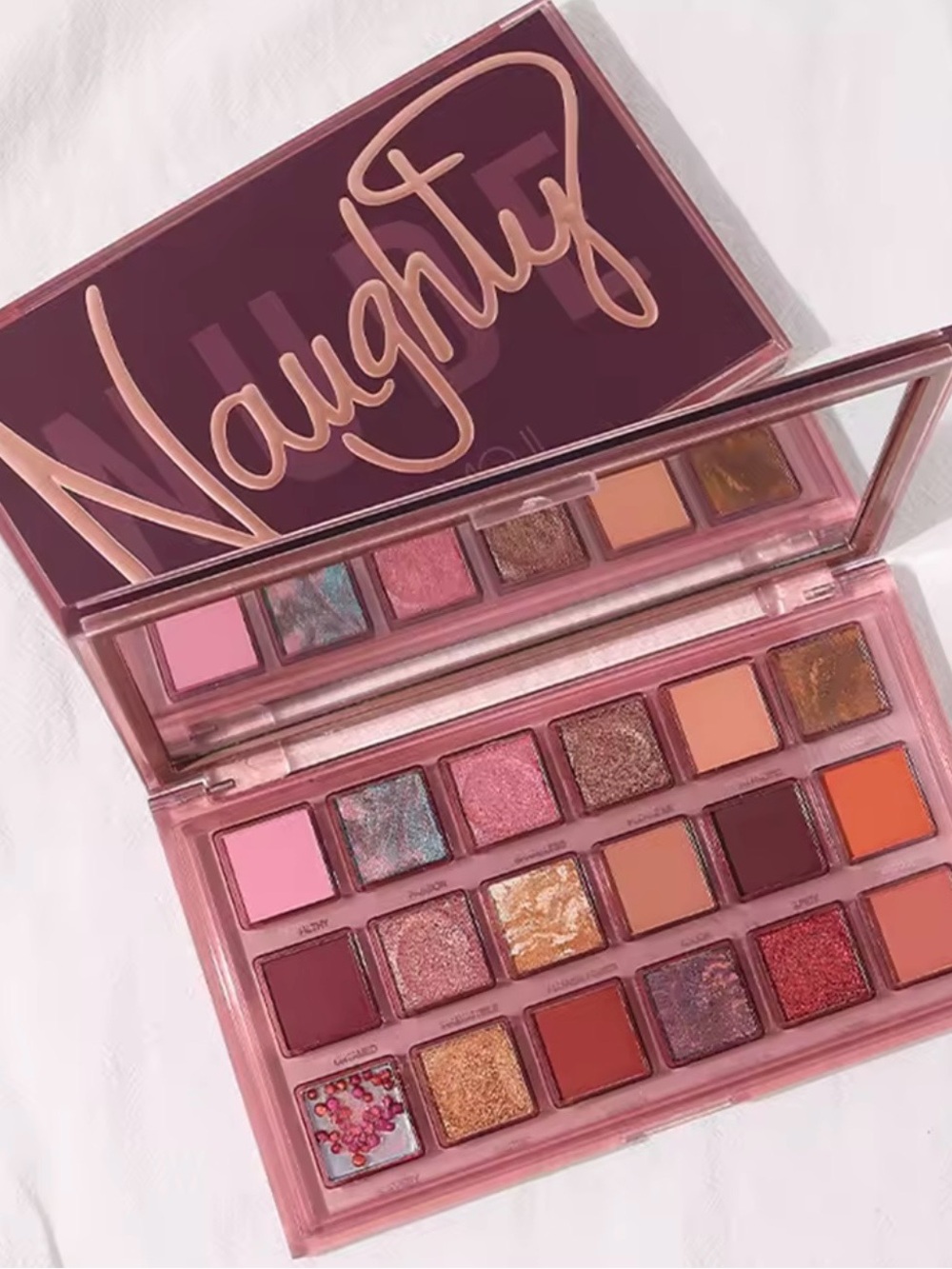 Naughty Eyeshadow Palette - Pink, Rose, Gold & Orange Shades